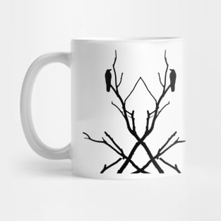 Double Black Crows Mug